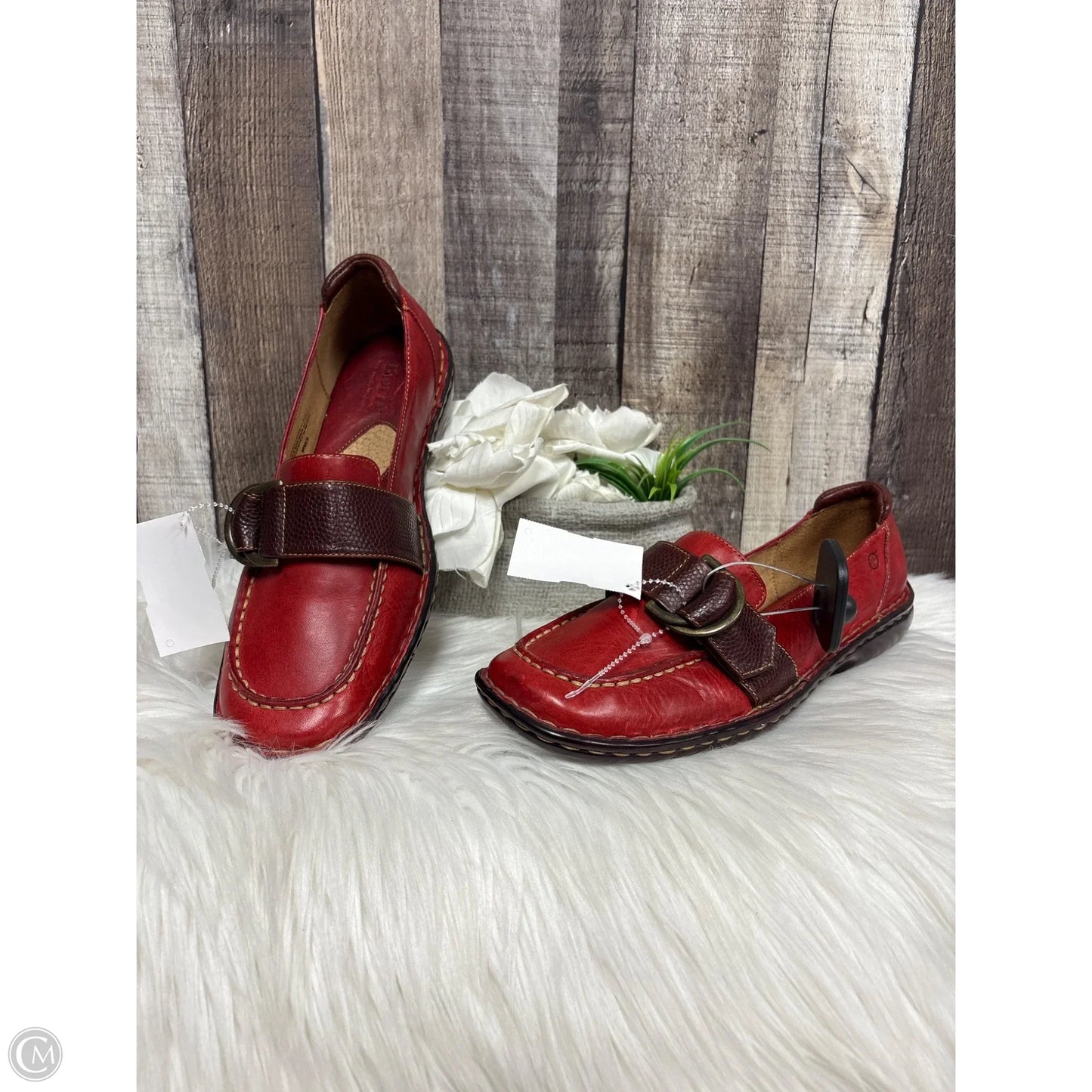 Shoes Flats By Born In Red, Size: 9