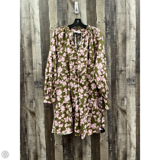 Dress Casual Short By Eloquii In Multi-colored, Size: 3x