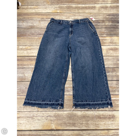 Jeans Cropped By Marc New York In Blue Denim, Size: 12