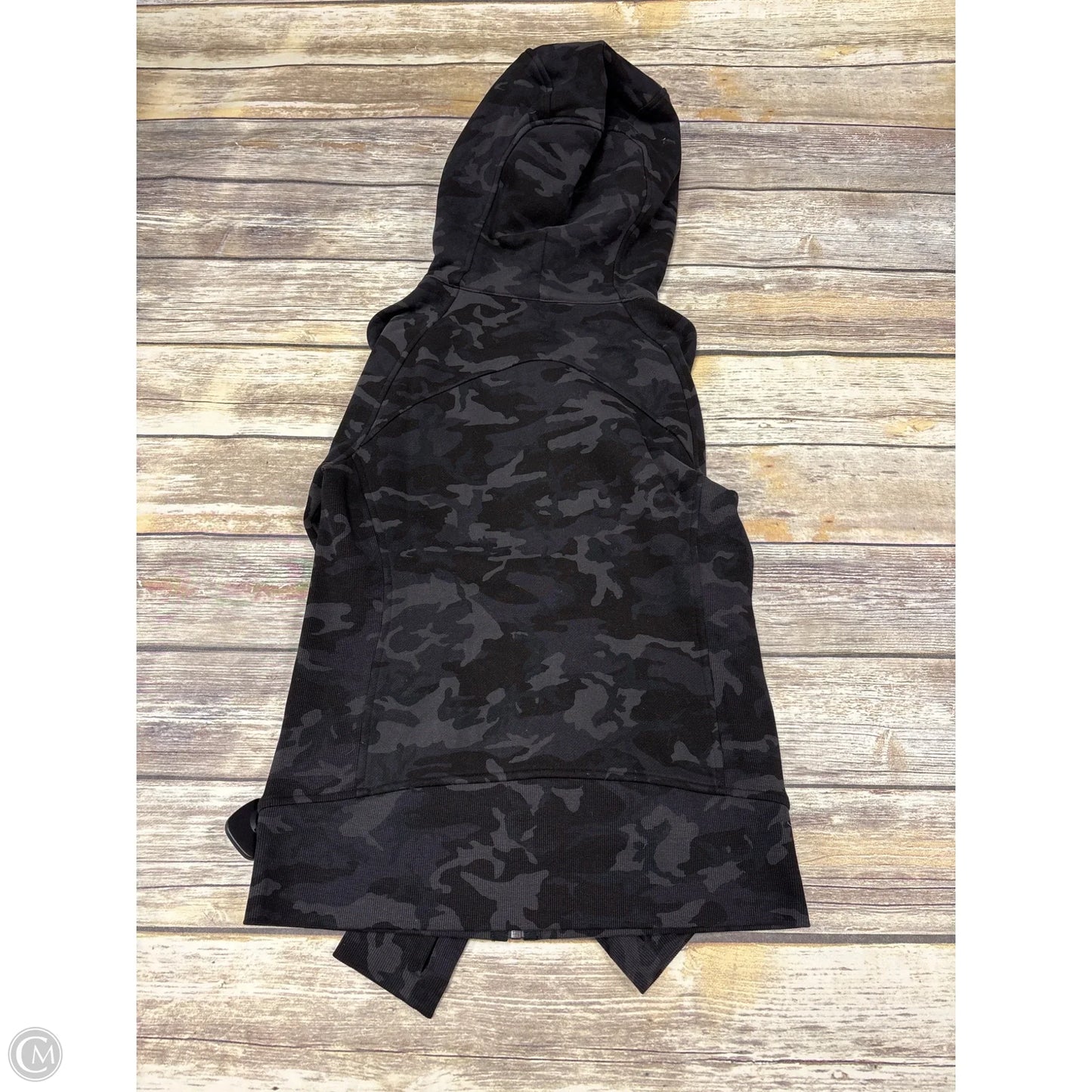 Athletic Sweatshirt Hoodie By Lululemon In Camouflage Print, Size: 6