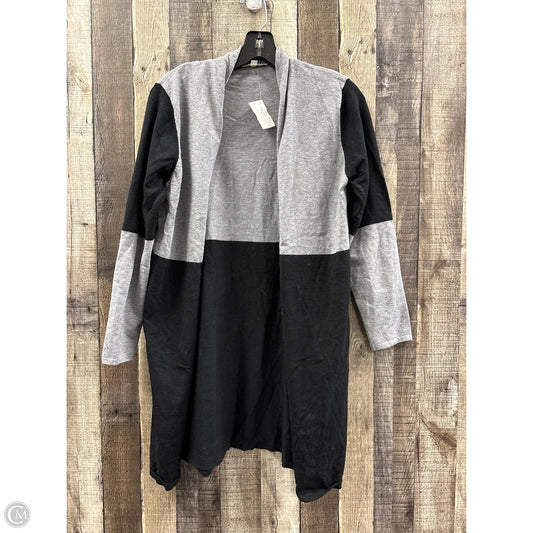 Cardigan By Vila Milano In Black & Grey, Size: M