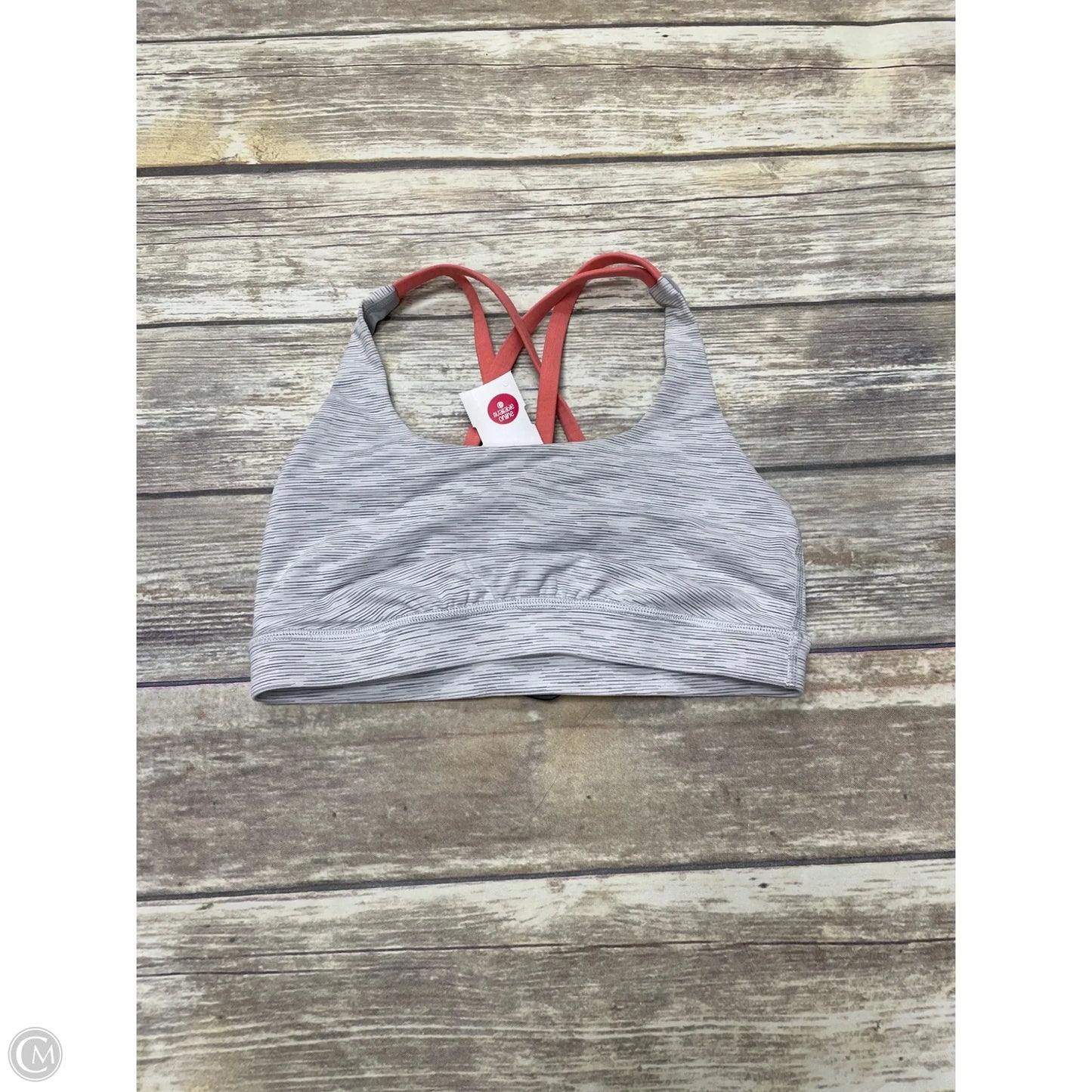 Athletic Bra By Lululemon In Grey, Size: Xs