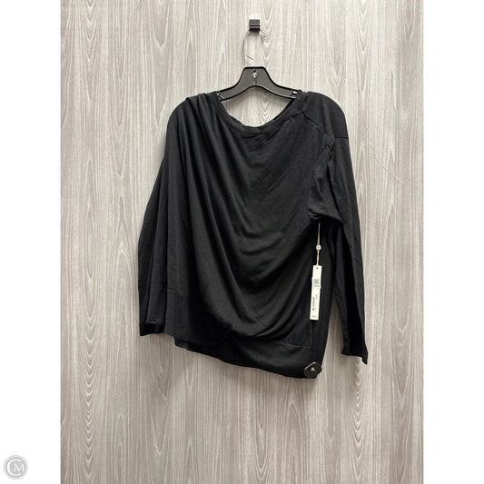 Top Long Sleeve Basic By Caslon In Black, Size: 2x