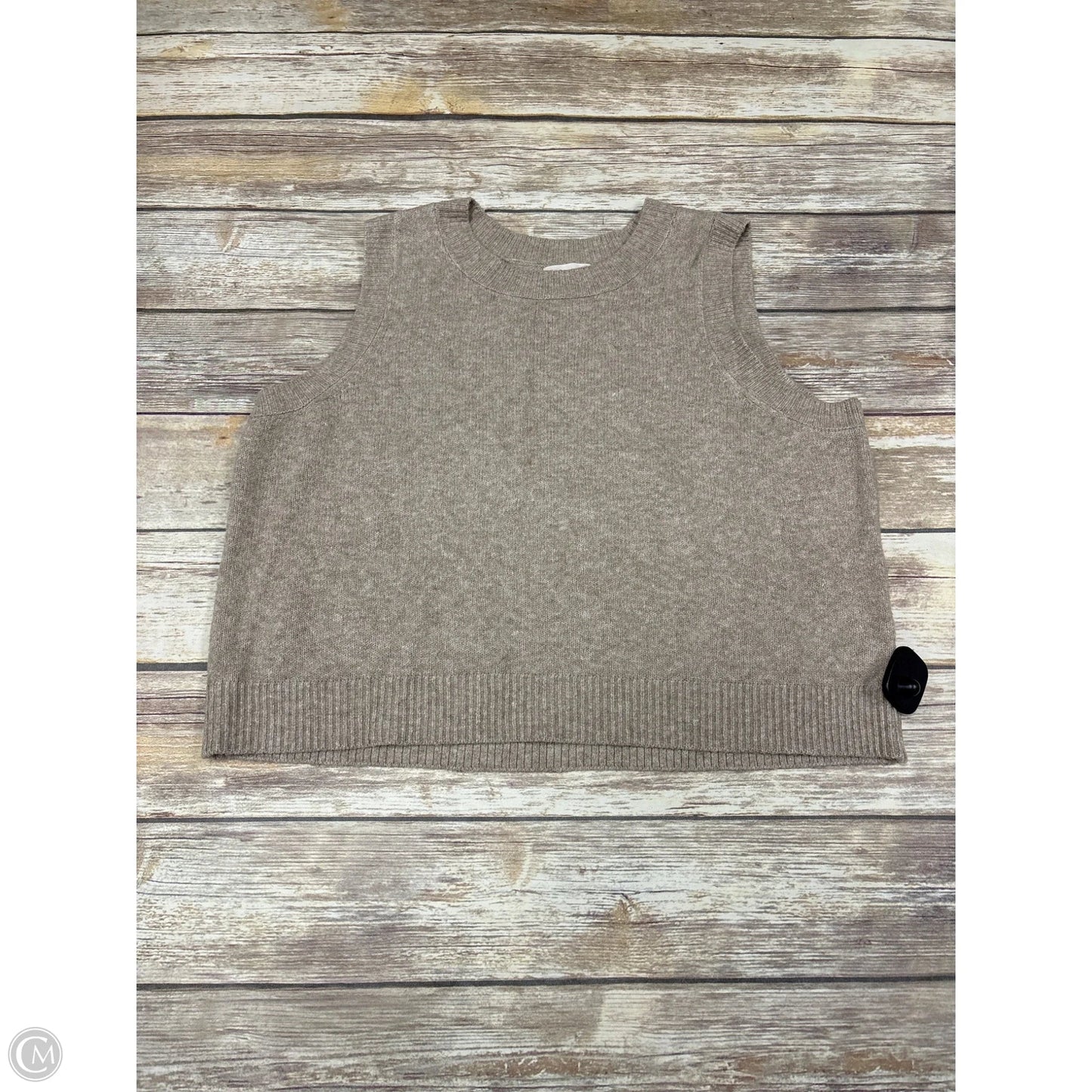Vest Sweater By Universal Thread In Tan, Size: Xl