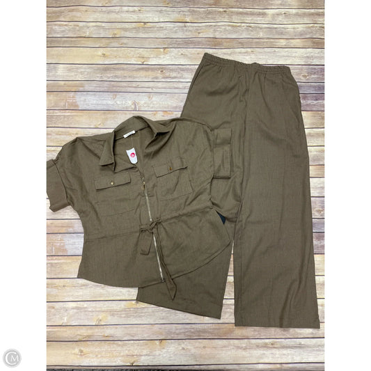 Pants Set 2pc By Sunday Up In Brown, Size: S