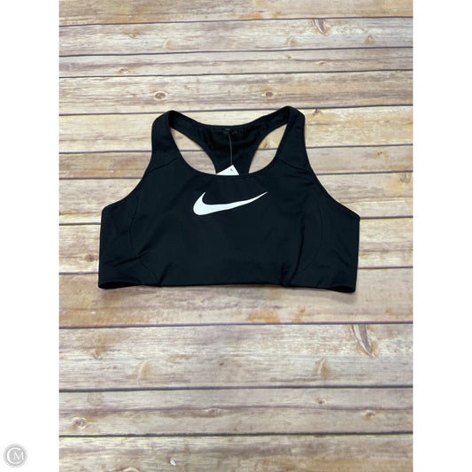 Athletic Bra By Nike In Black, Size: L