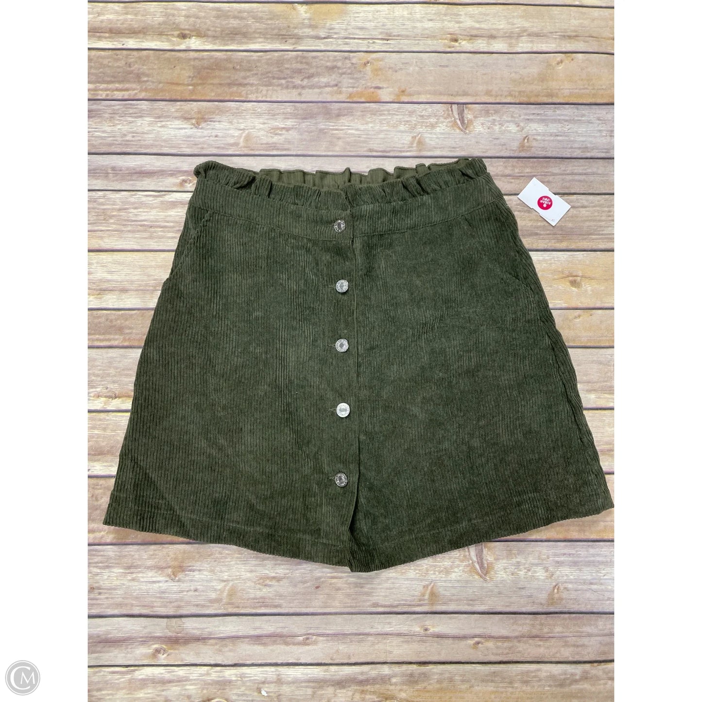 Skirt Mini & Short By Cmf In Green, Size: L