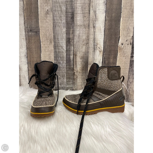 Boots Rain By Sorel In Brown, Size: 7