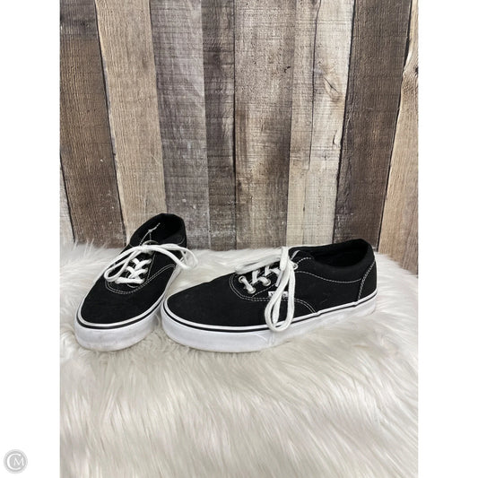 Shoes Sneakers By Vans In Black, Size: 8