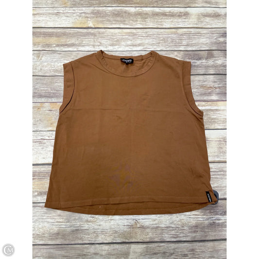 Top Sleeveless By Cme In Bronze, Size: M