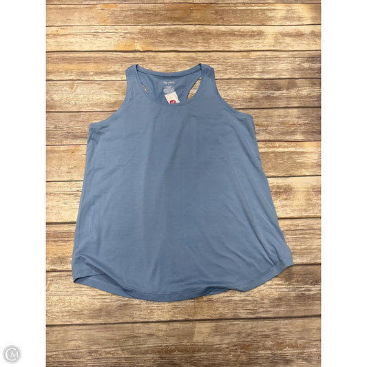 Athletic Tank Top By Tek Gear In Blue, Size: L