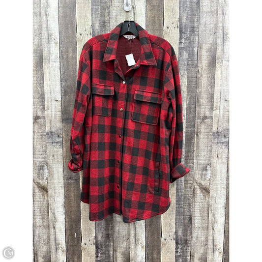 Jacket Shirt By Bb Dakota In Plaid Pattern, Size: 2x