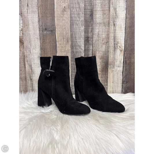 Boots Ankle Heels By Nine West In Black, Size: 8.5