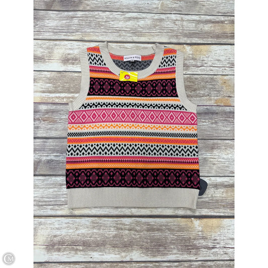 Vest Sweater By Willow & Wind In Multi-colored, Size: S