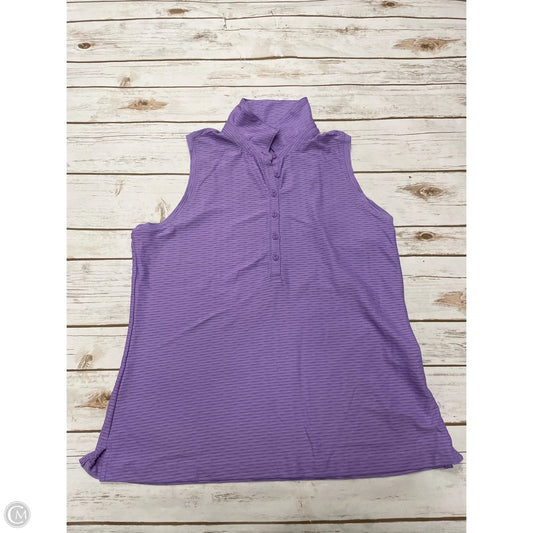 Athletic Tank Top By Calia In Purple, Size: M