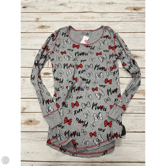 Top Long Sleeve By Disney Store In Grey, Size: M