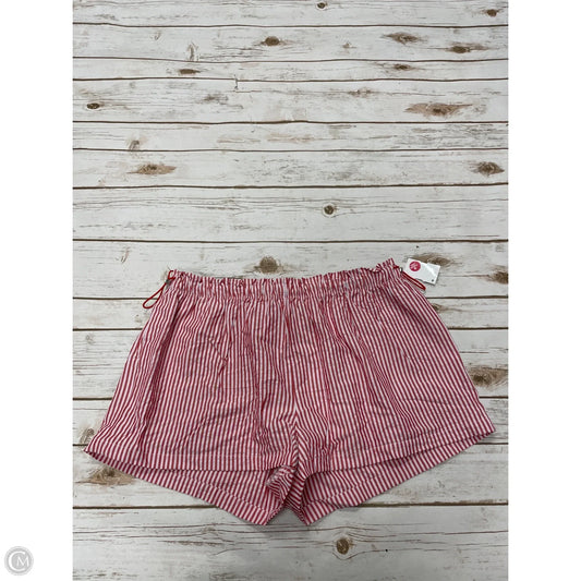 Shorts By No Boundaries In Red & White, Size: L