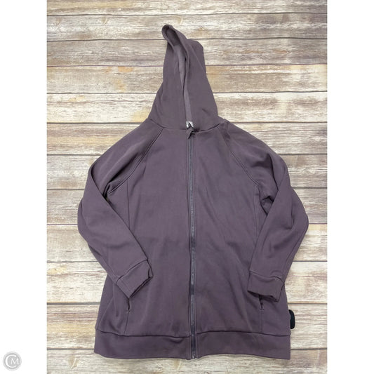 Athletic Sweatshirt Hoodie By Fabletics In Purple, Size: S