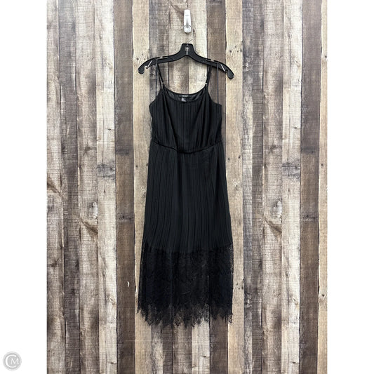 Dress Casual Midi By Forever 21 In Black, Size: M