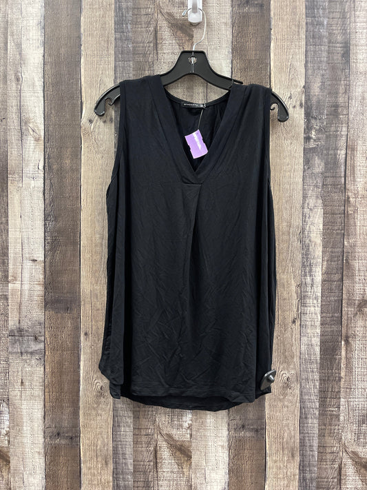 Black Top Sleeveless Staccato, Size L