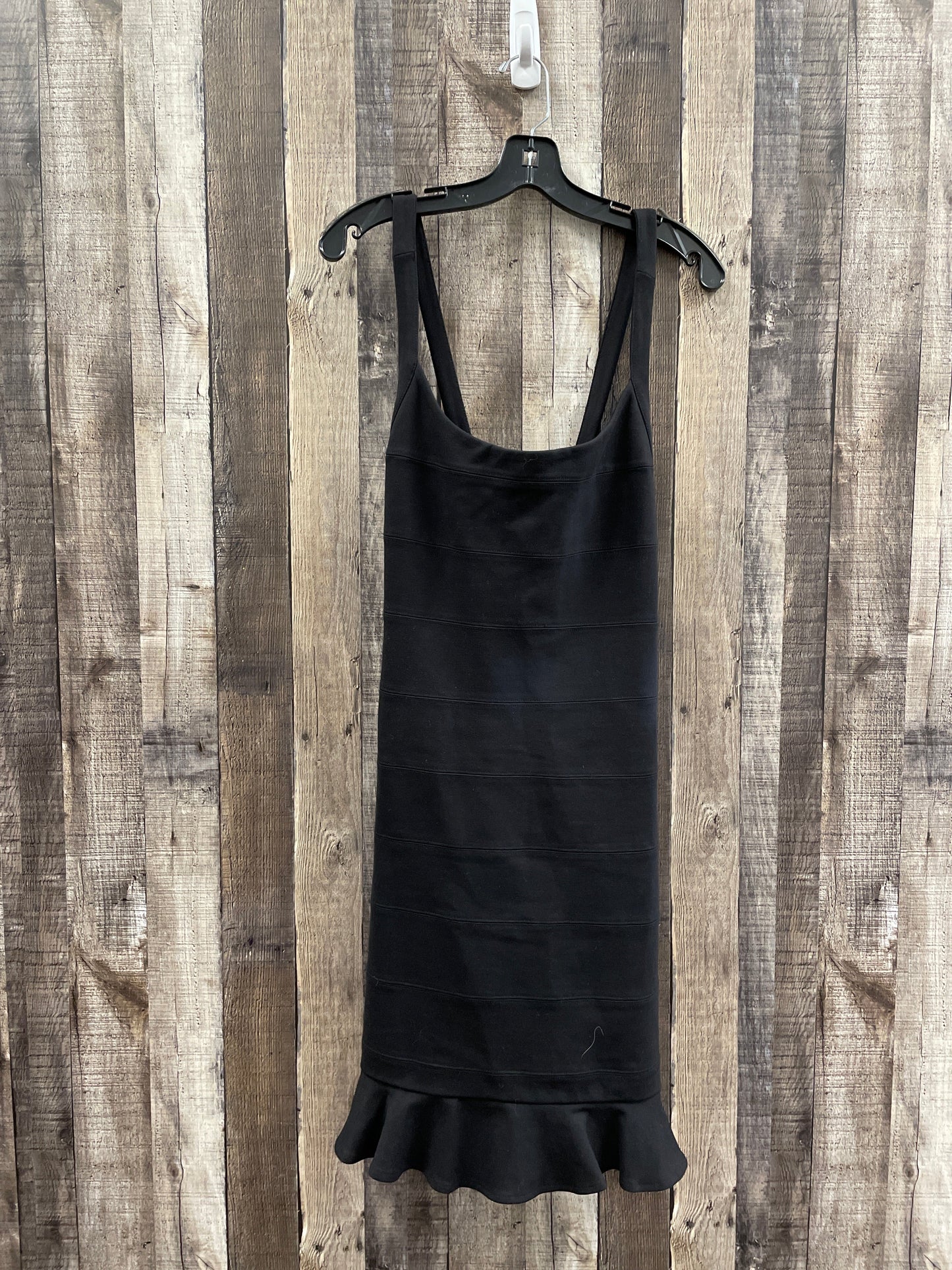 Black Dress Casual Midi Nicole By Nicole Miller, Size Xl