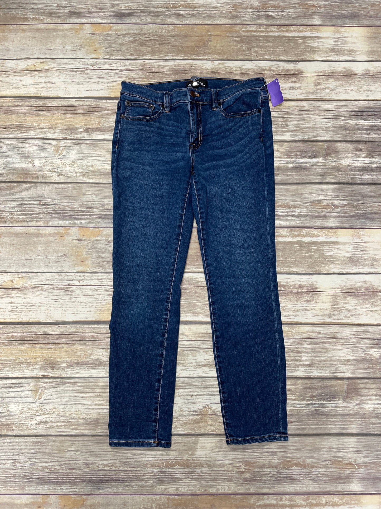 Jeans Straight By J. Crew In Blue Denim, Size: 2