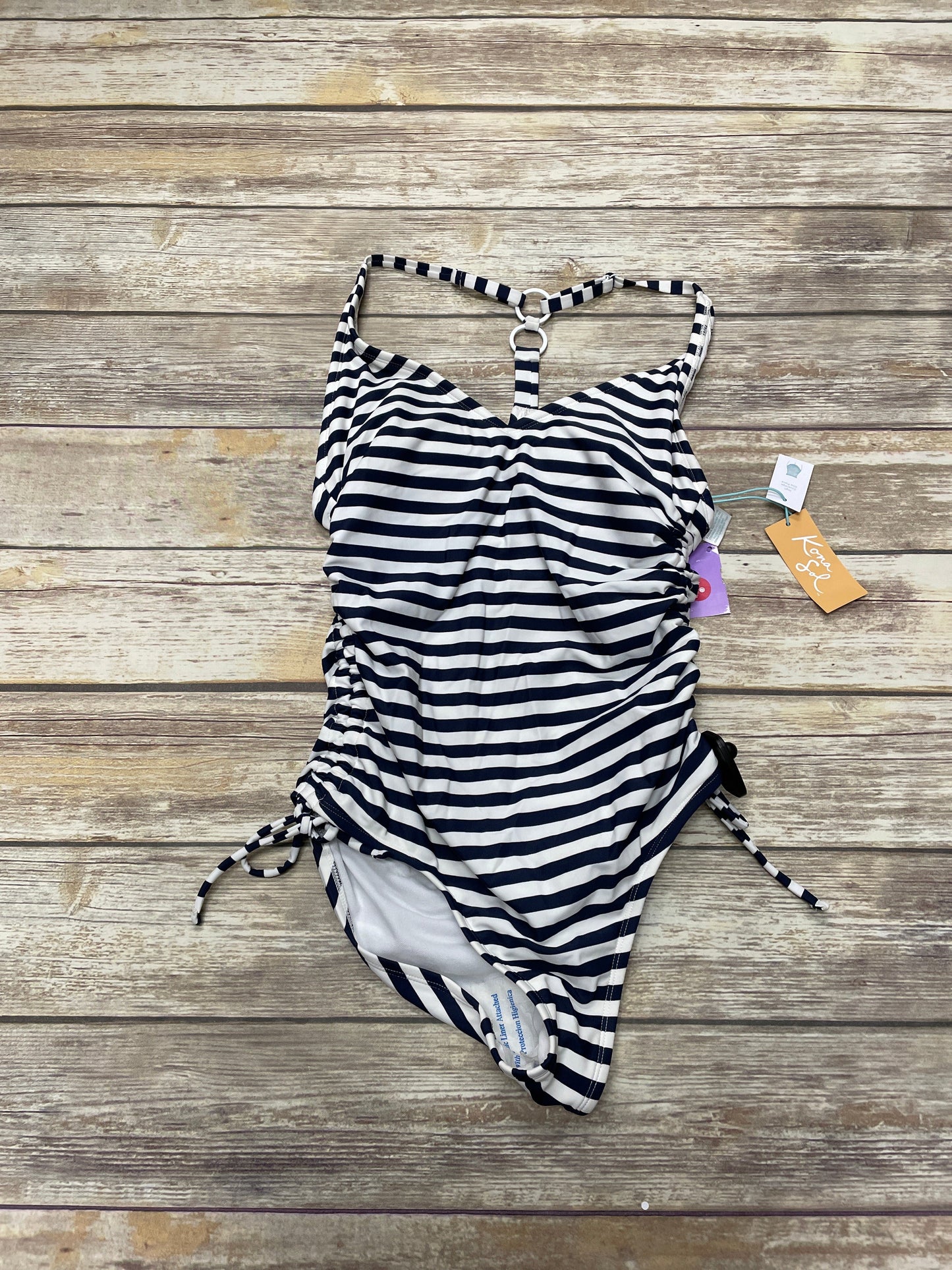 Blue & White Swimsuit Kona Sol, Size S