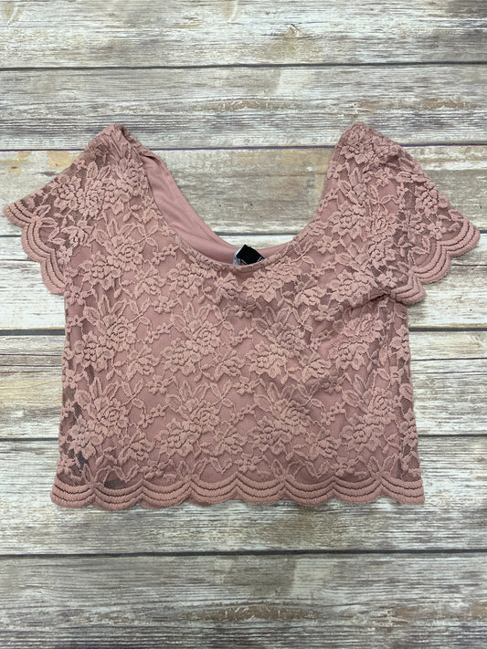 Pink Top Short Sleeve Forever 21, Size Xl