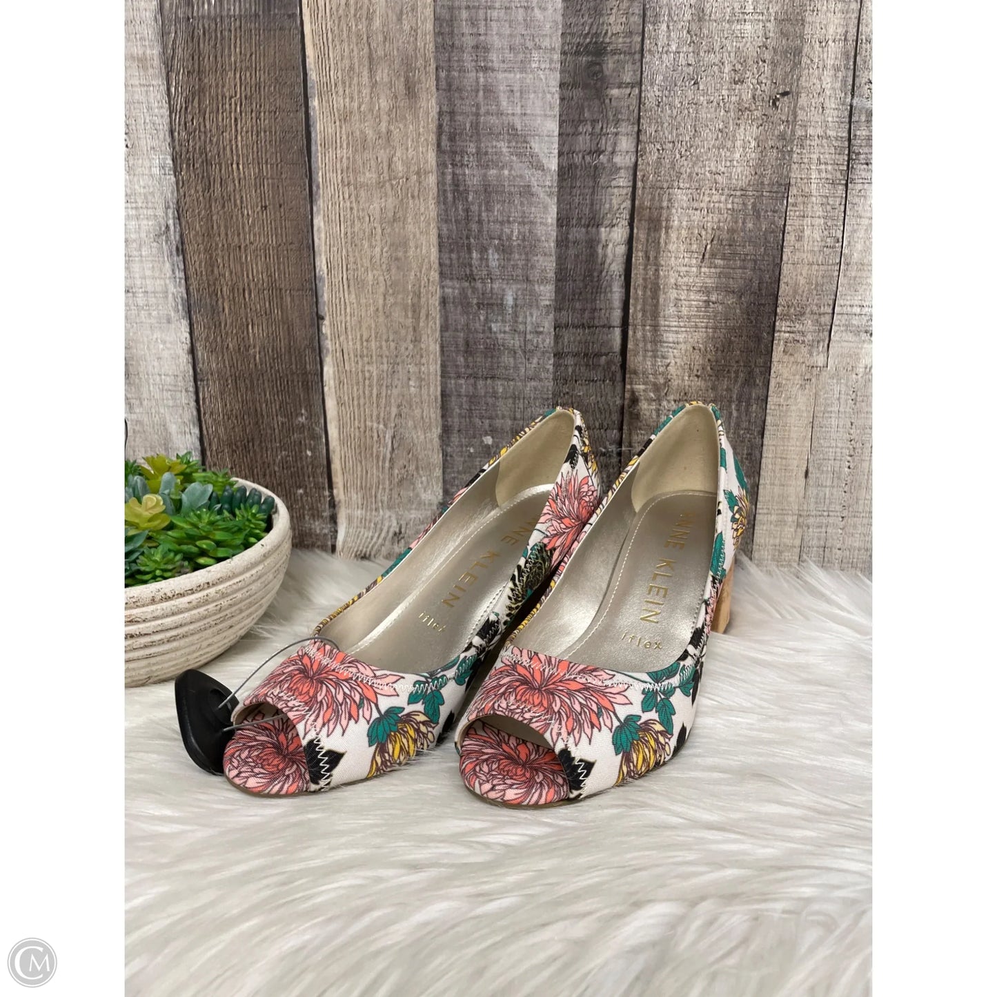 Shoes Heels Block By Anne Klein In Multi-colored, Size: 7