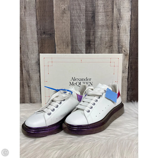 Shoes Luxury Designer By Alexander Mcqueen In White, Size: 10
