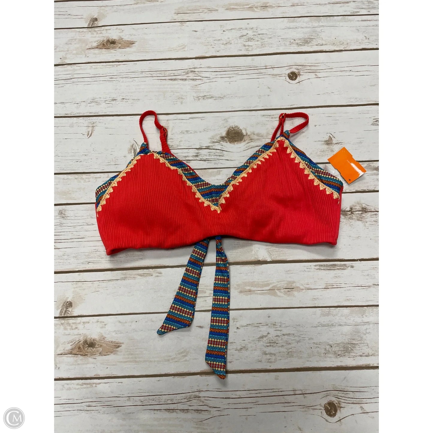 Swimsuit 2pc By Cme In Red, Size: L