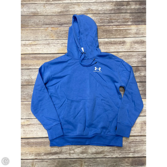 Athletic Sweatshirt Hoodie By Under Armour In Blue, Size: Xs
