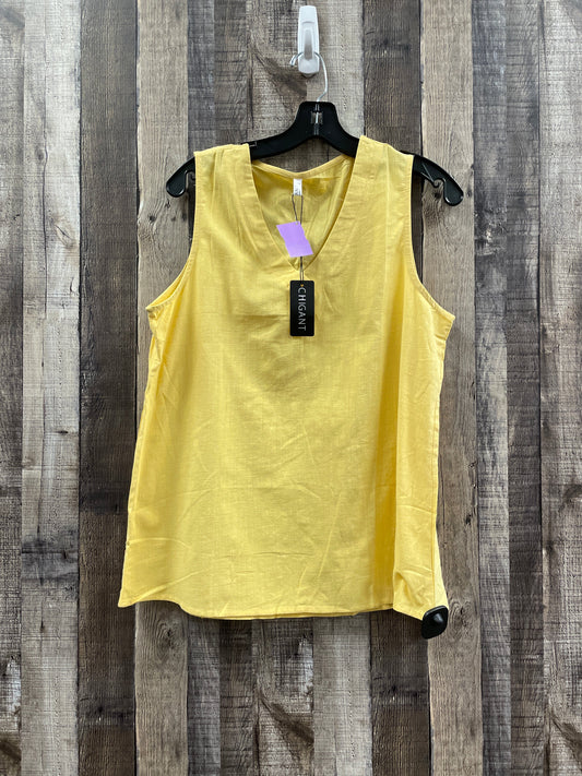 Yellow Top Sleeveless Cmf, Size M