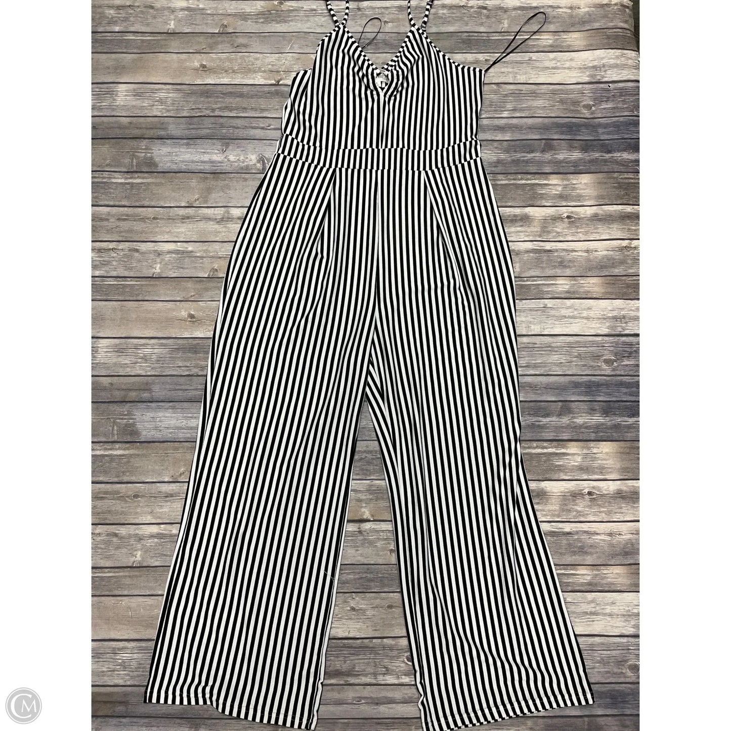 Jumpsuit By Say What In Striped Pattern, Size: Xl