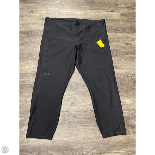 Pants Leggings By Under Armour In Black, Size: 2x
