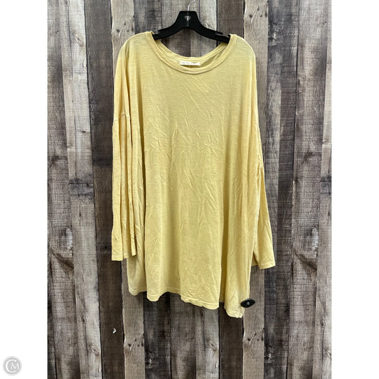 Tunic Long Sleeve By We The Free In Yellow, Size: L