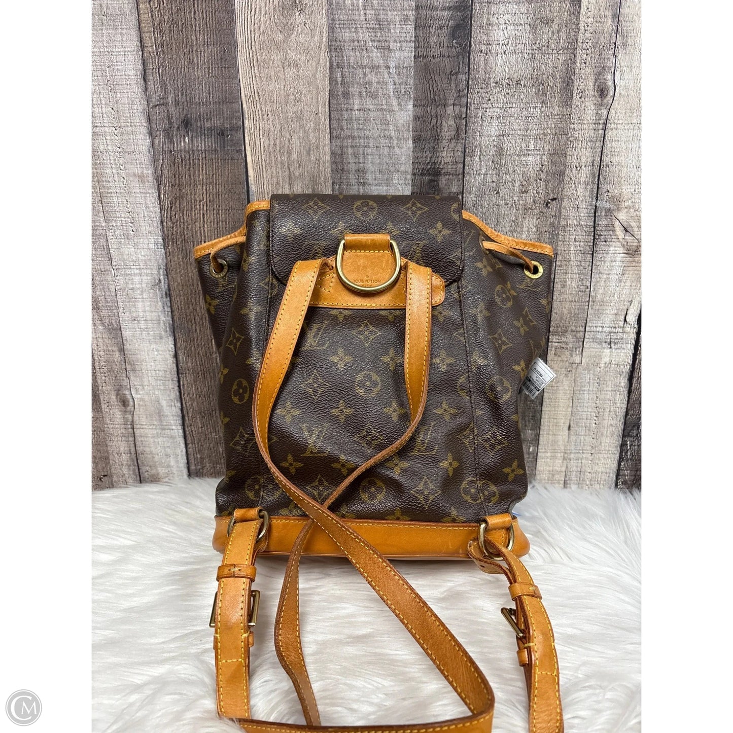 Backpack Luxury Designer By Louis Vuitton, Size: Medium