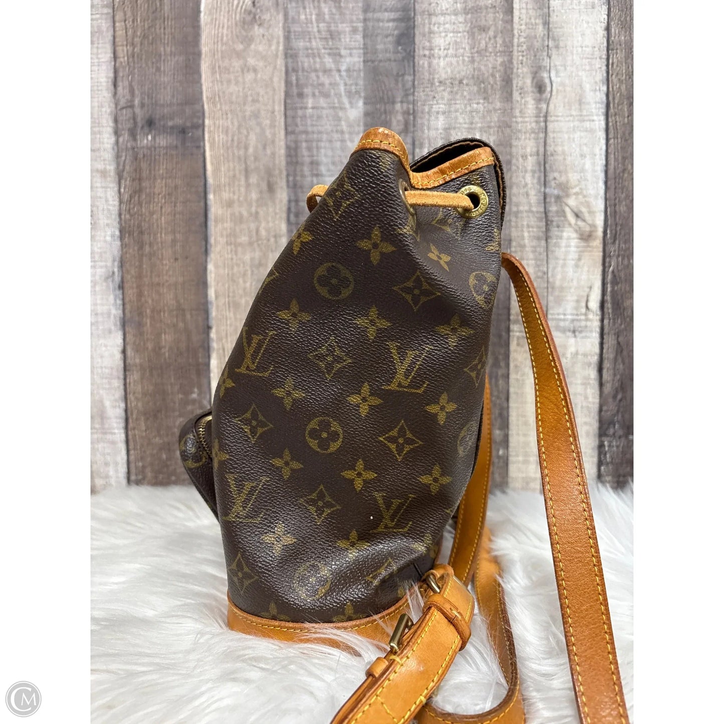 Backpack Luxury Designer By Louis Vuitton, Size: Medium