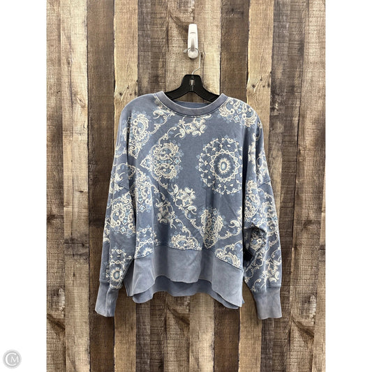 Sweatshirt Collar By American Eagle In Paisley Print, Size: Xs