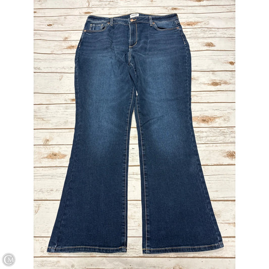 Jeans Flared By Sonoma In Blue Denim, Size: 18