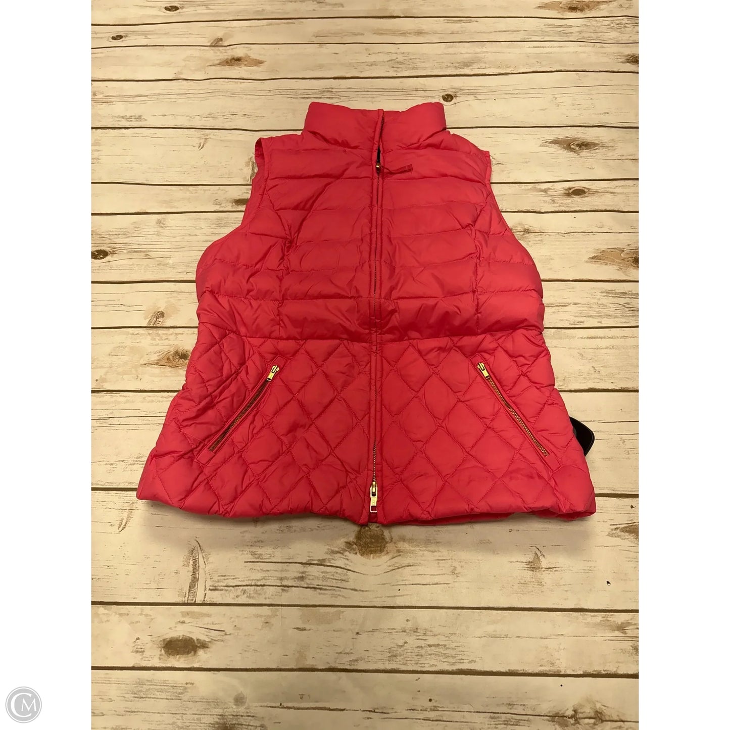 Vest Puffer & Quilted By Talbots In Pink, Size: Sp