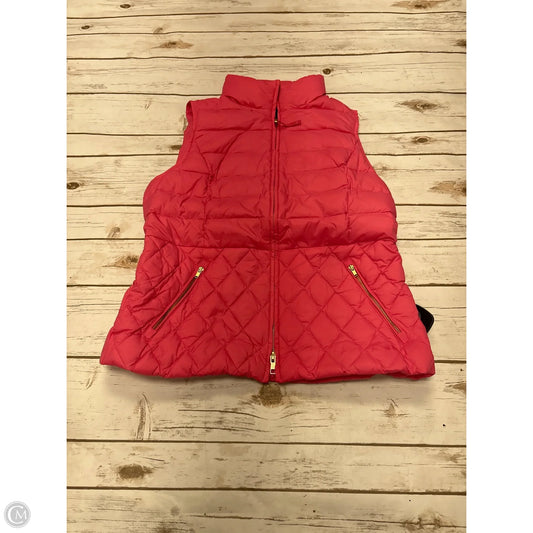 Vest Puffer & Quilted By Talbots In Pink, Size: Sp