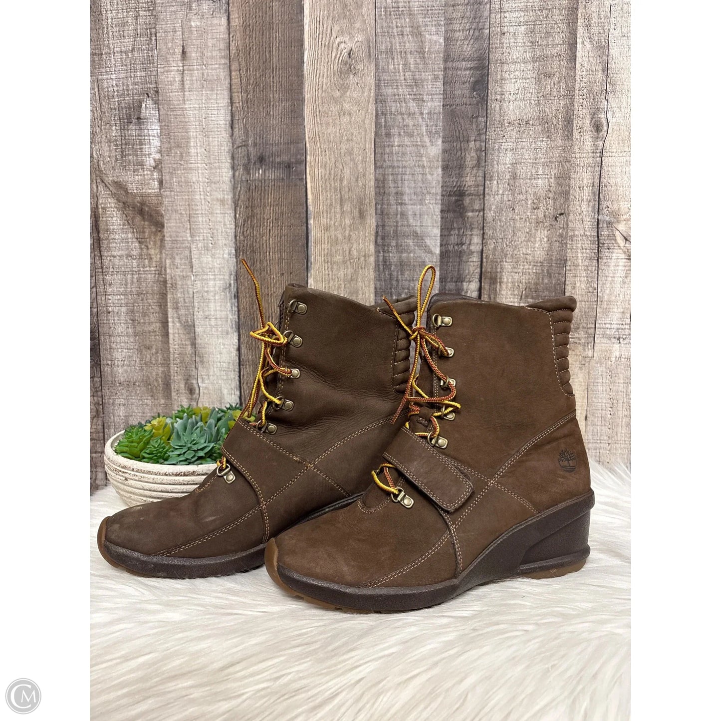 Boots Combat By Timberland In Brown, Size: 8.5