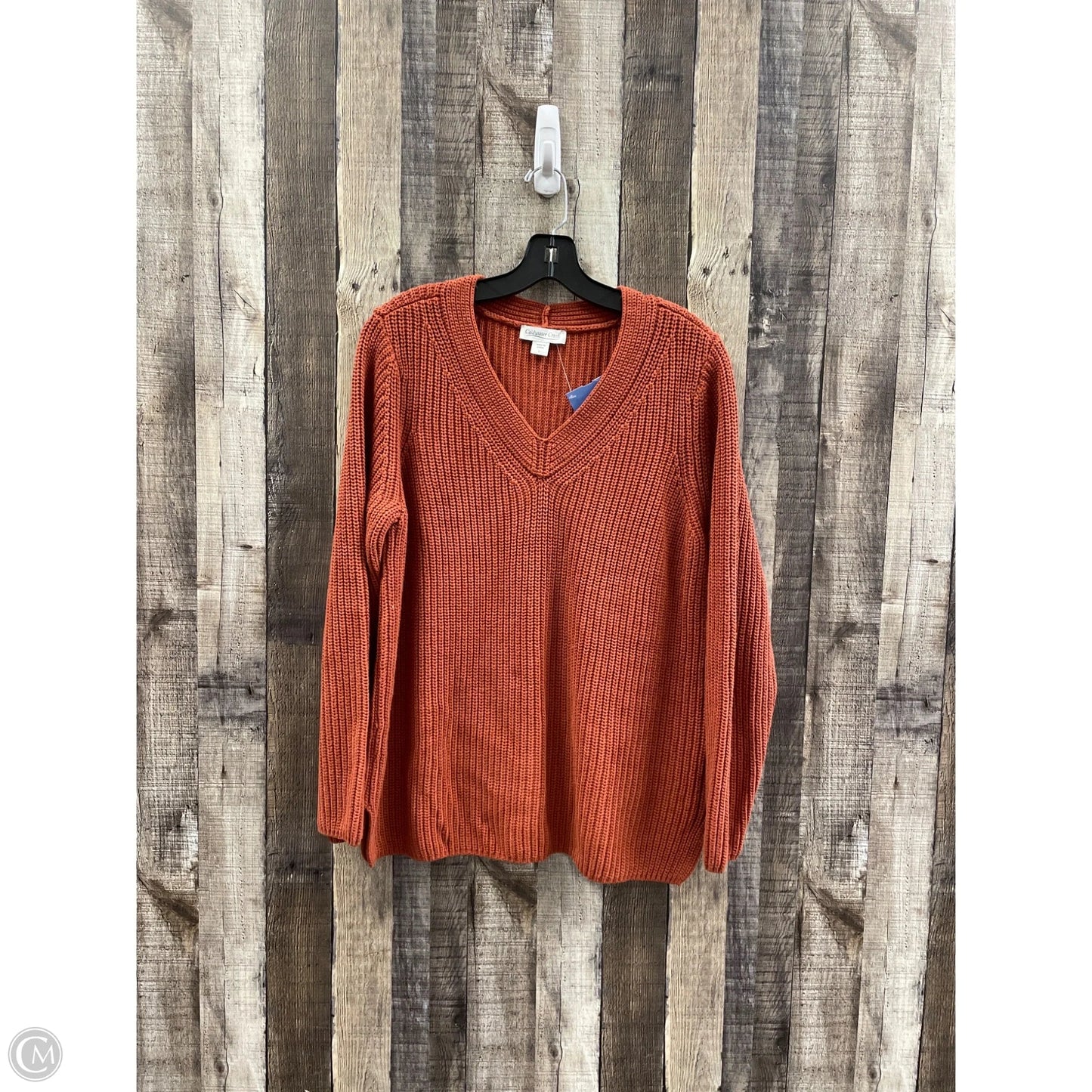 Sweater By Coldwater Creek In Bronze, Size: L