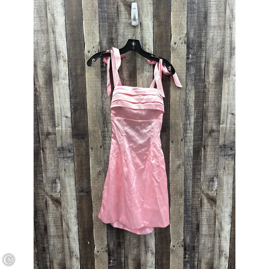Dress Party Midi By Cme In Pink, Size: Xs