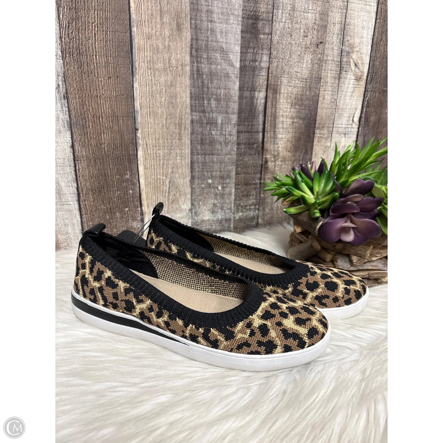 Shoes Flats By Cme In Animal Print, Size: 6.5