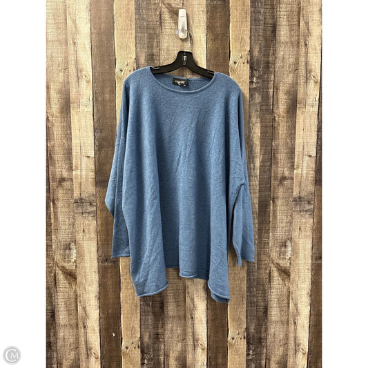 Top Long Sleeve By Cme In Blue, Size: 1x