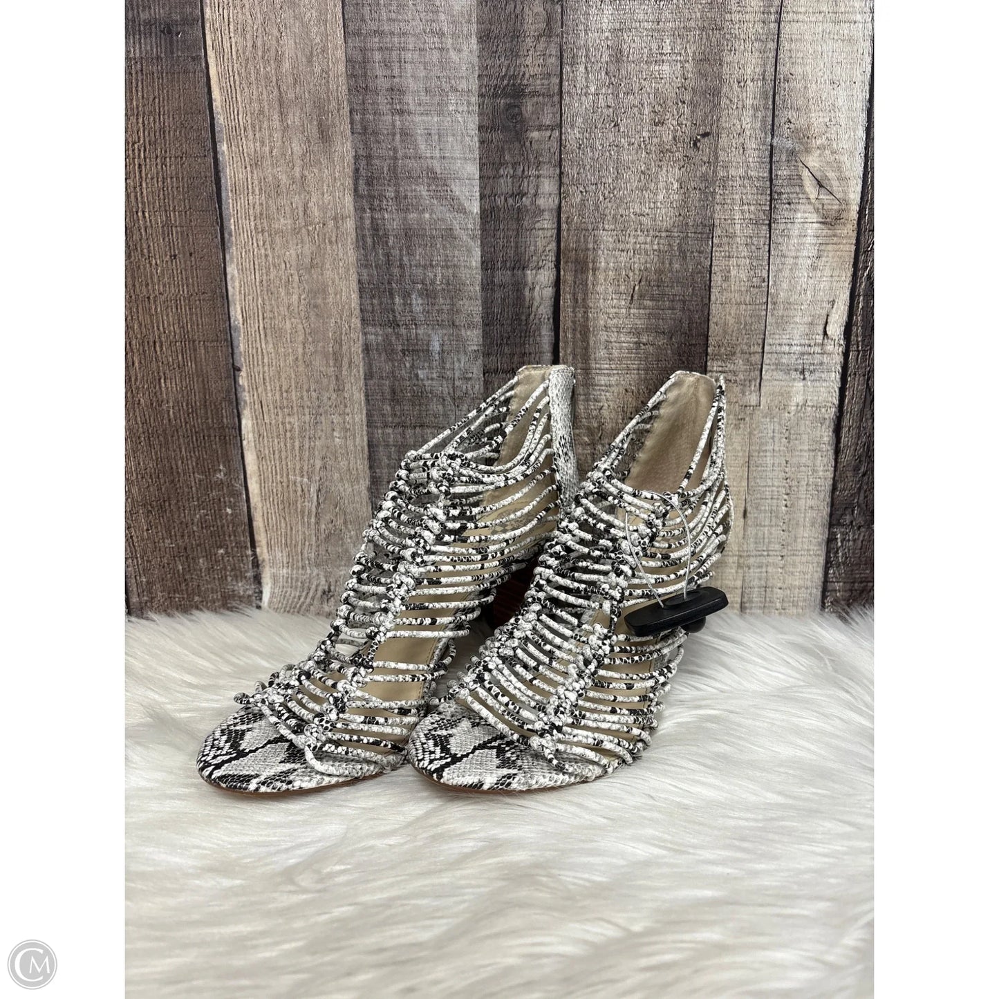 Shoes Heels Stiletto By Vince Camuto In Animal Print, Size: 9