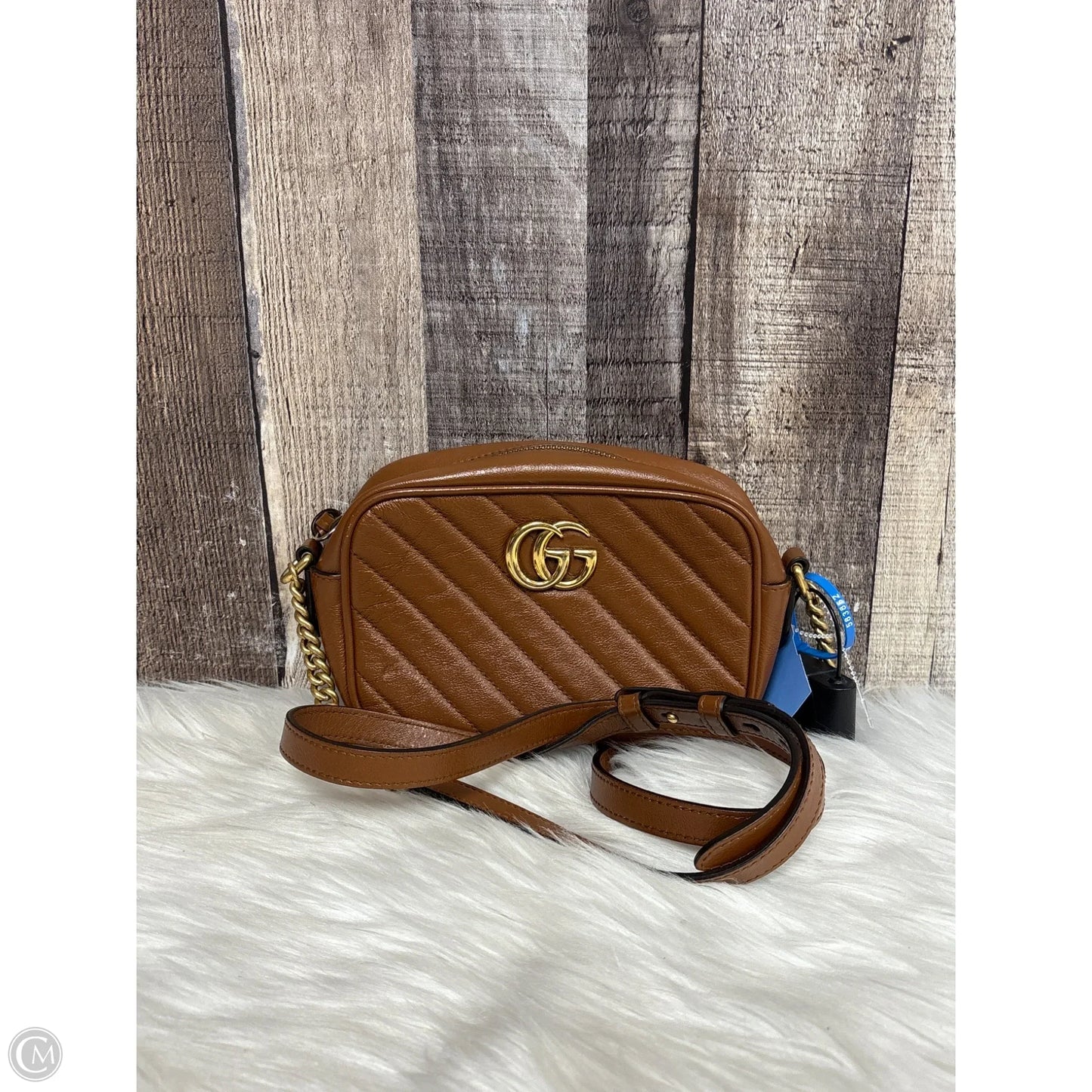 Crossbody Luxury Designer By Gucci, Size: Small