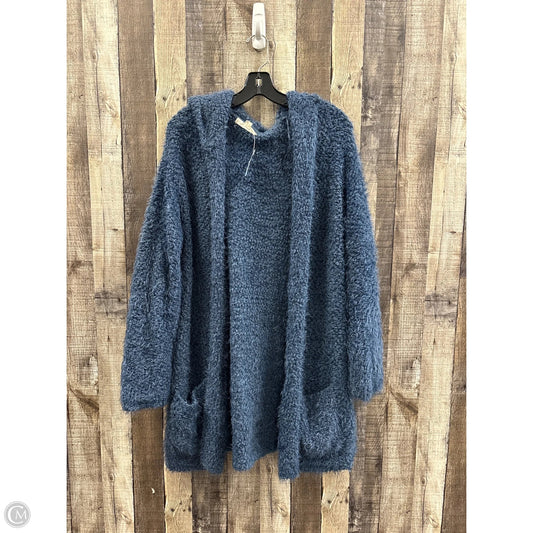 Sweater Cardigan By Lovestitch In Blue, Size: M